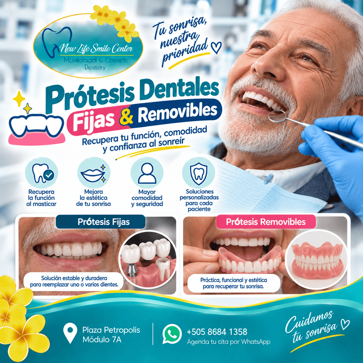 Prótesis Dentales Fijas & Removibles